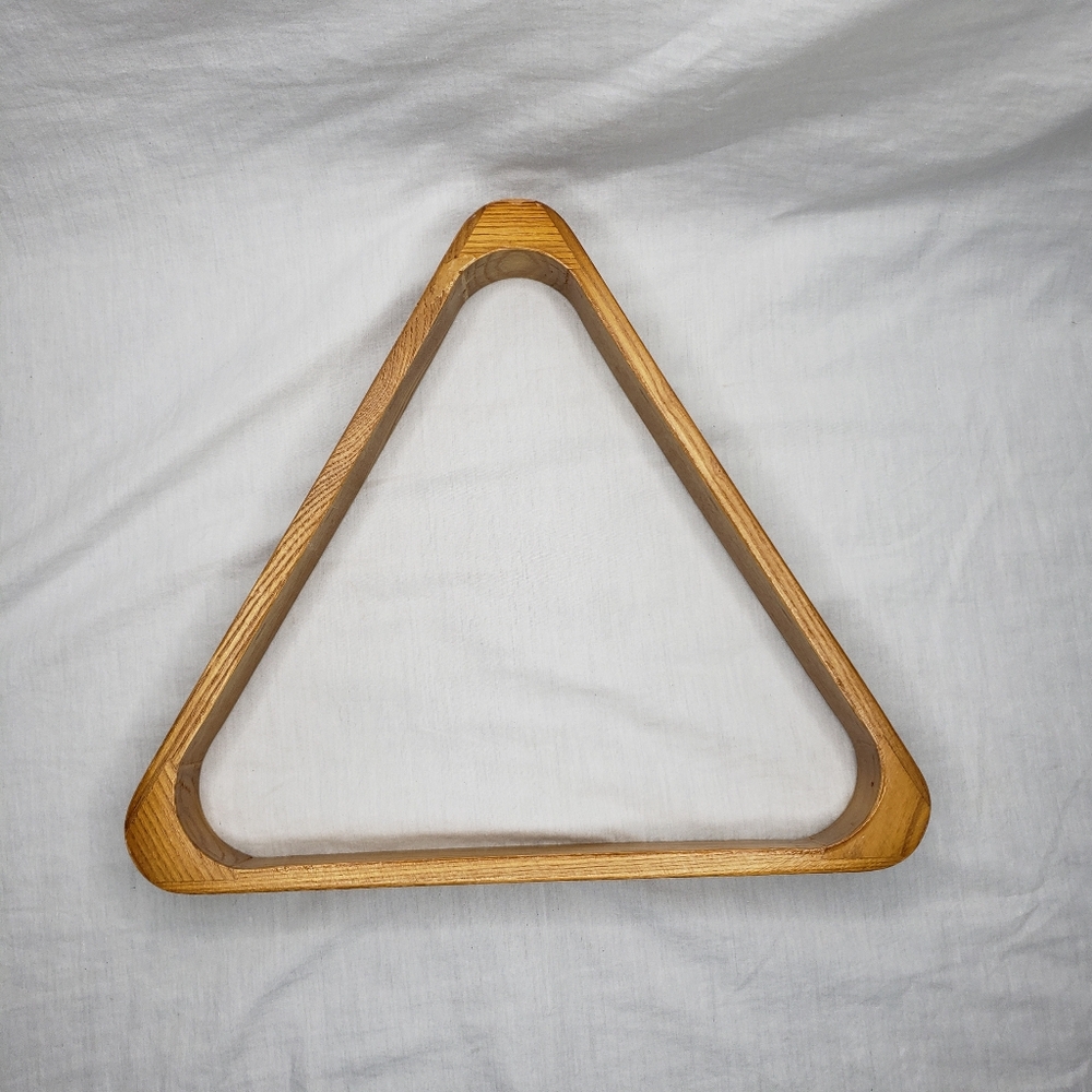 Oak Wood Billiard Pool Rack Triangle - Picture 3 of 6